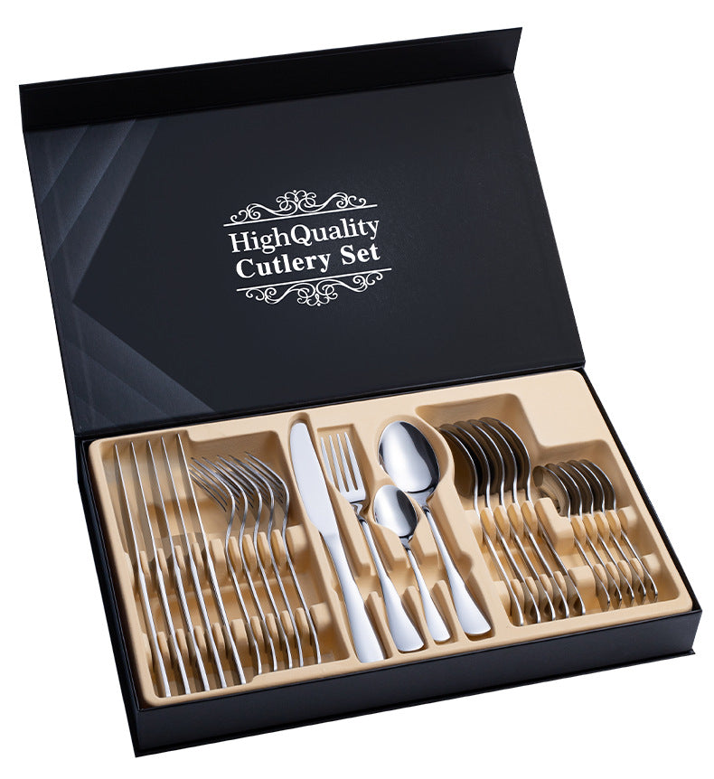 Luxury Cutlery Set | 24-Piece Gift Box