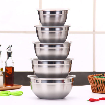 5-Piece Mixing Bowl Set with Airtight Cover