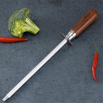 Wooden Handle Sharpening Rod