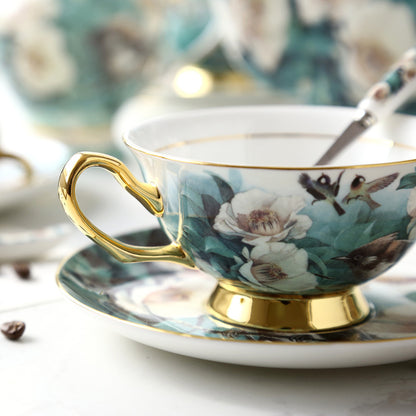 Exquisite Bone China Tea Set