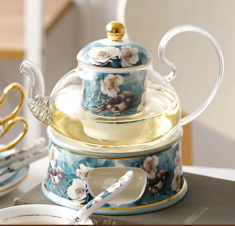 Exquisite Bone China Tea Set