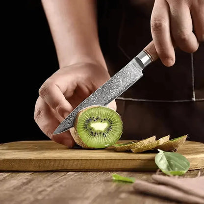 7-Piece Master Chef Damascus Steel Knife Bundle
