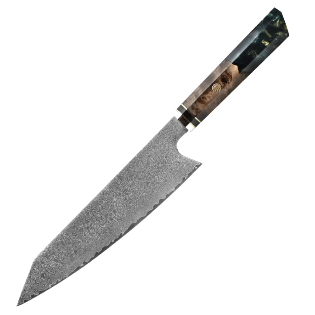 Wilderness Series Damascus Steel Kiritsuke Knife