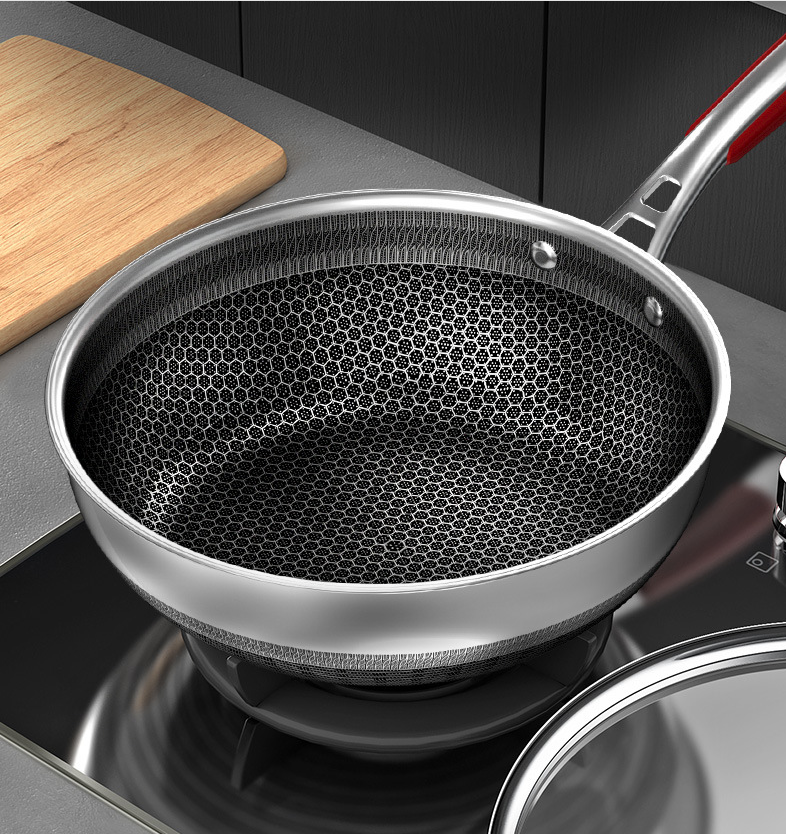 Hybrid HoneyComb Wok (28cm)