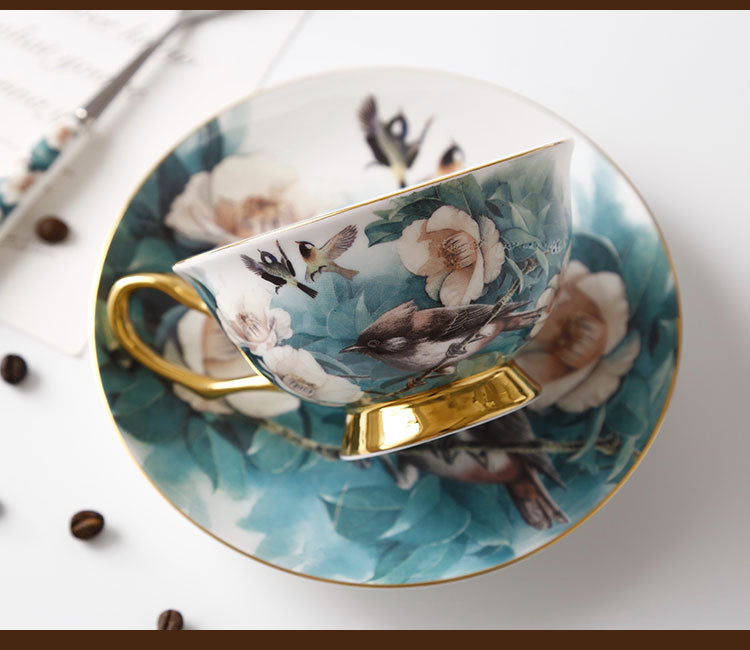 Exquisite Bone China Tea Set