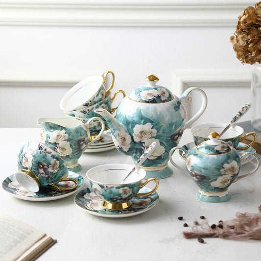 Exquisite Bone China Tea Set