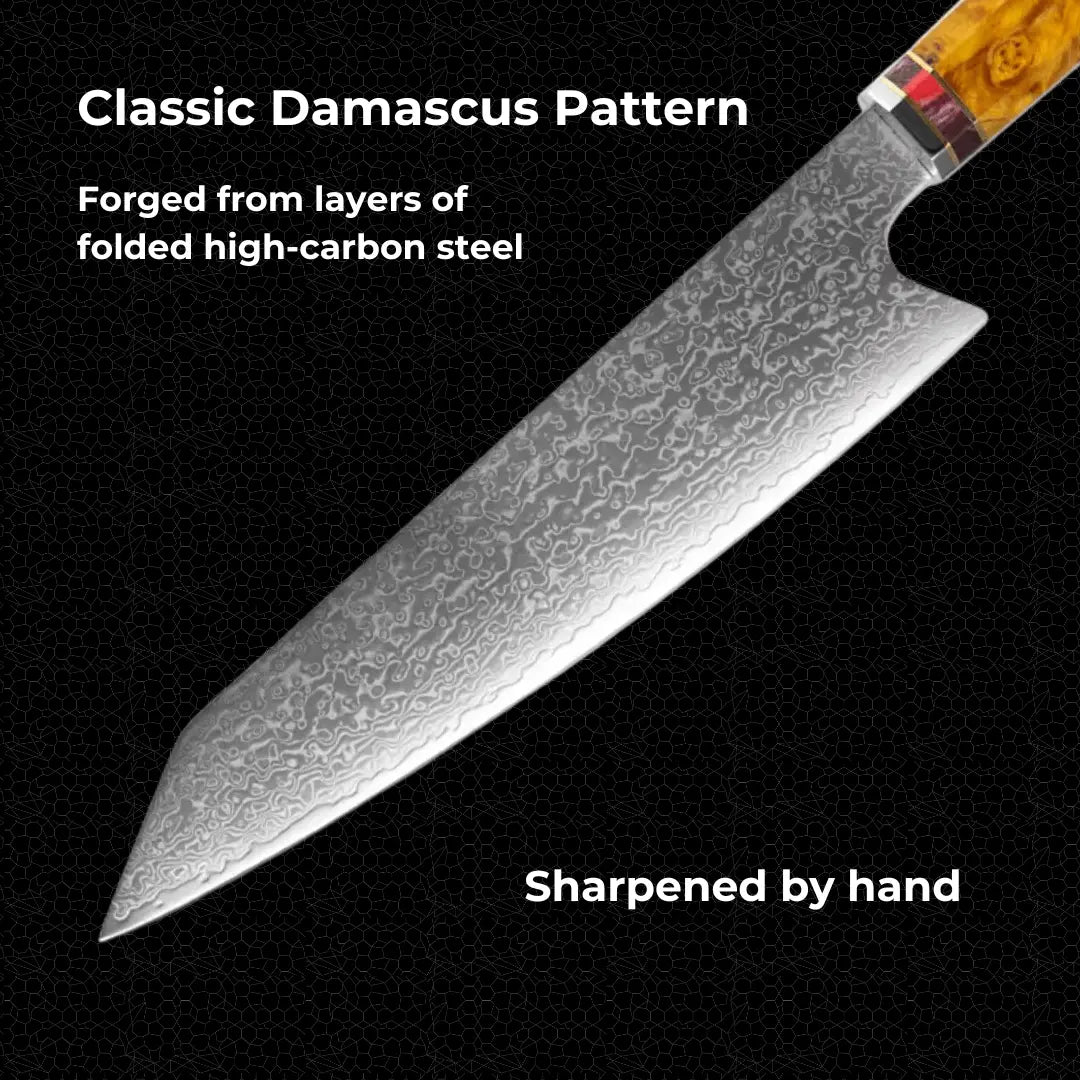Wilderness Series Damascus Steel Kiritsuke Knife