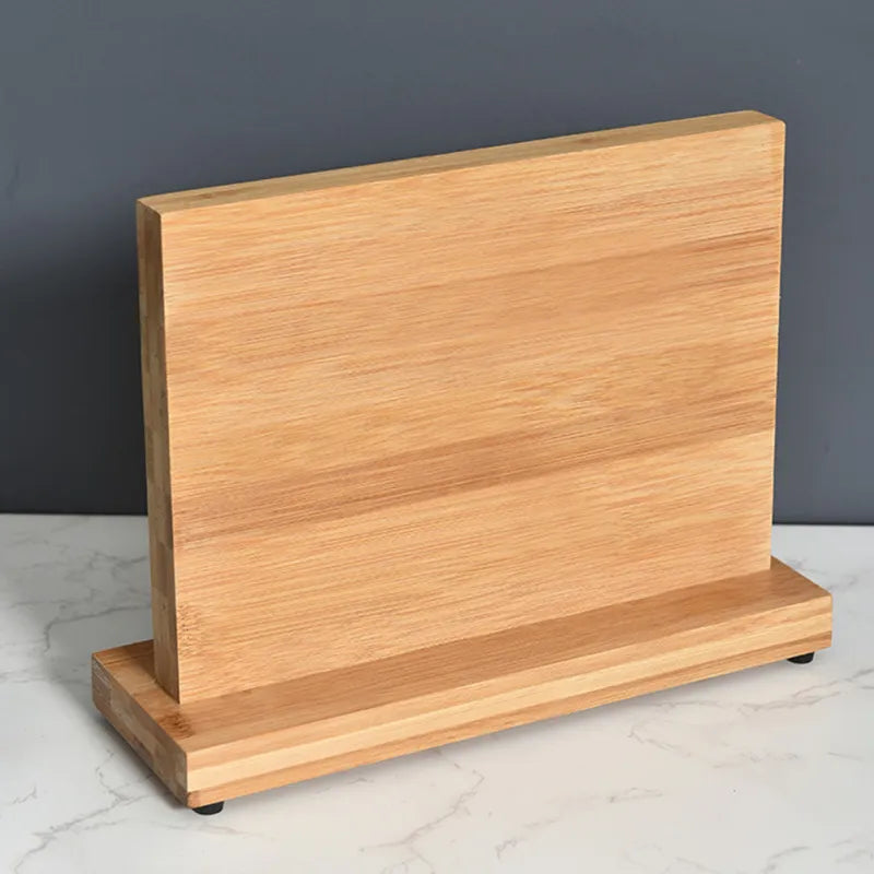 Wooden Dual Sided Magnetic Knife Block