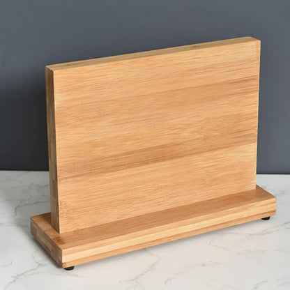 Wooden Dual Sided Magnetic Knife Block