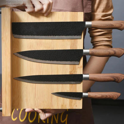 Wooden Dual Sided Magnetic Knife Block