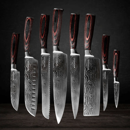 Woodsman Series Master Chef Knife Set